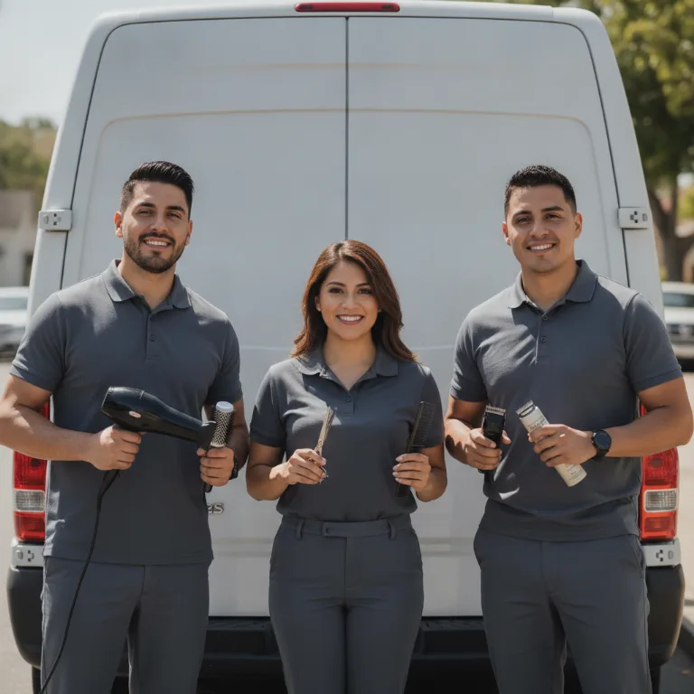 Cabeleireiro de Luxo equipe em Brasilandia
